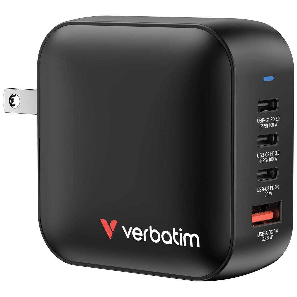 Cargador de Pared Verbatim 32231 Negro 100 W