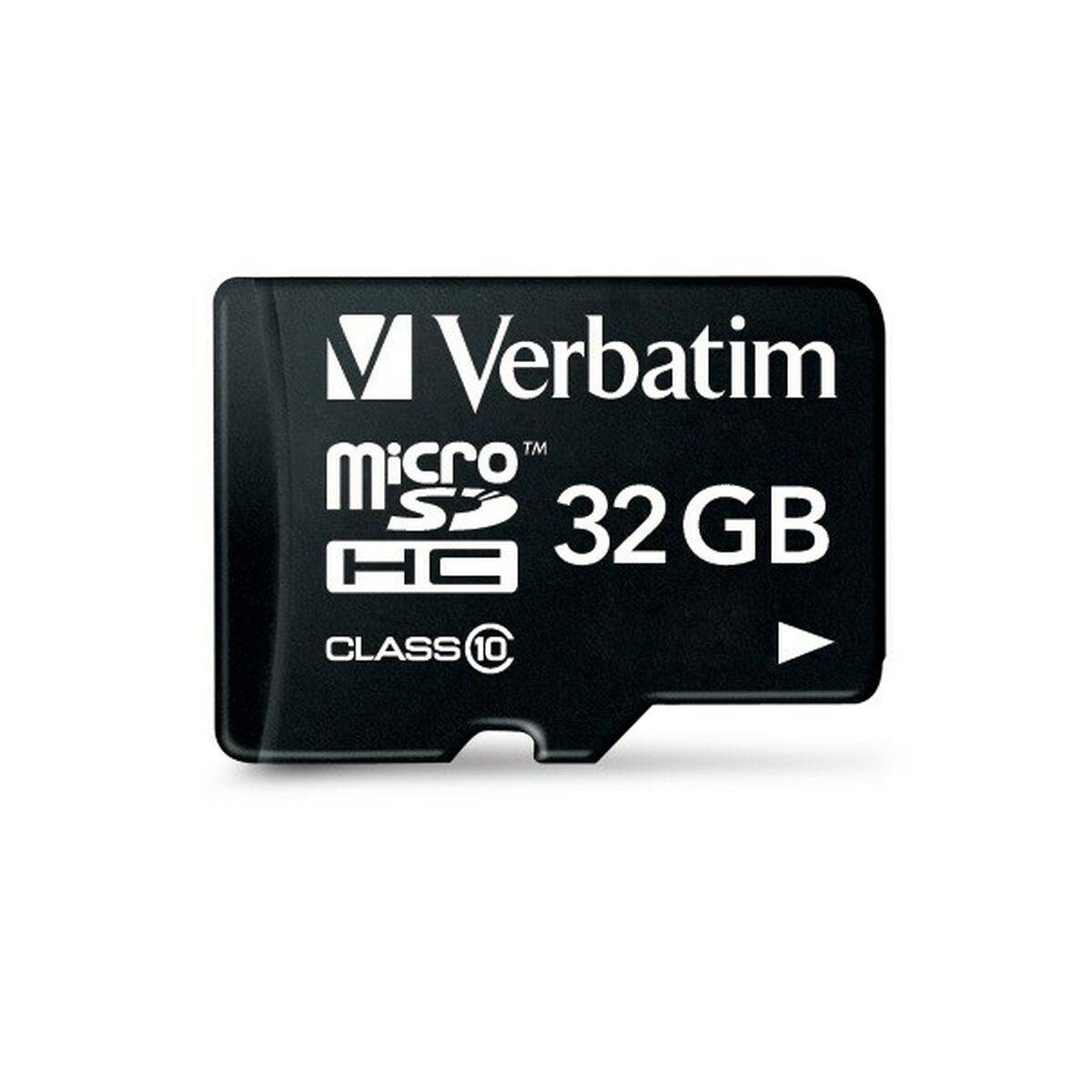 Tarjeta de Memoria Micro SD con Adaptador Verbatim 44082 32 GB