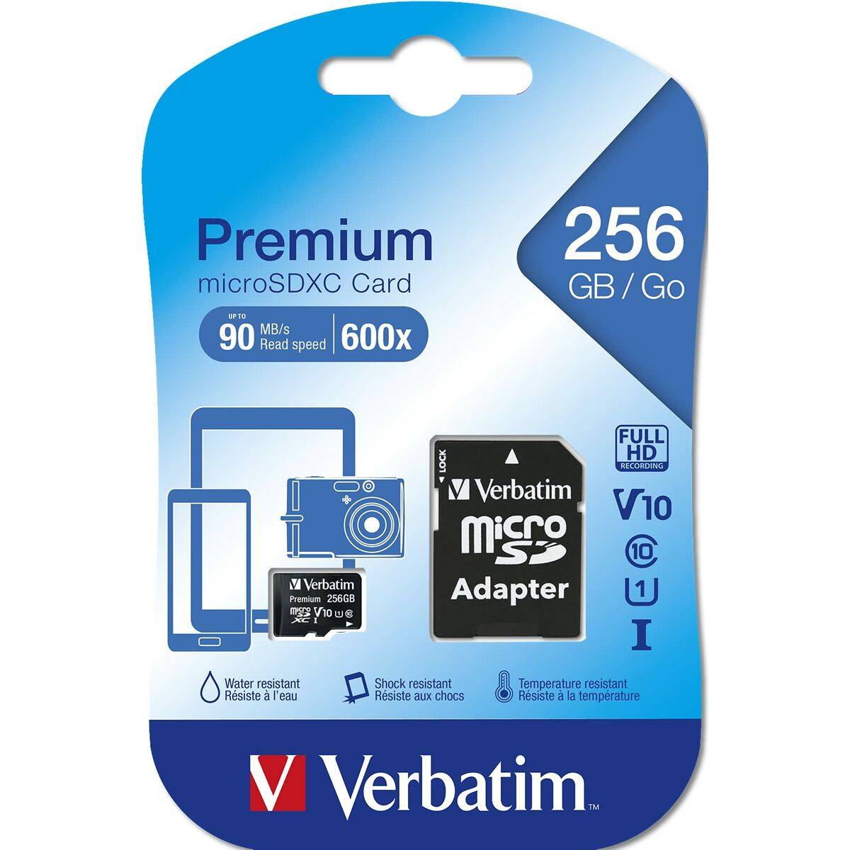 Tarjeta de Memoria Micro SD con Adaptador Verbatim 44087