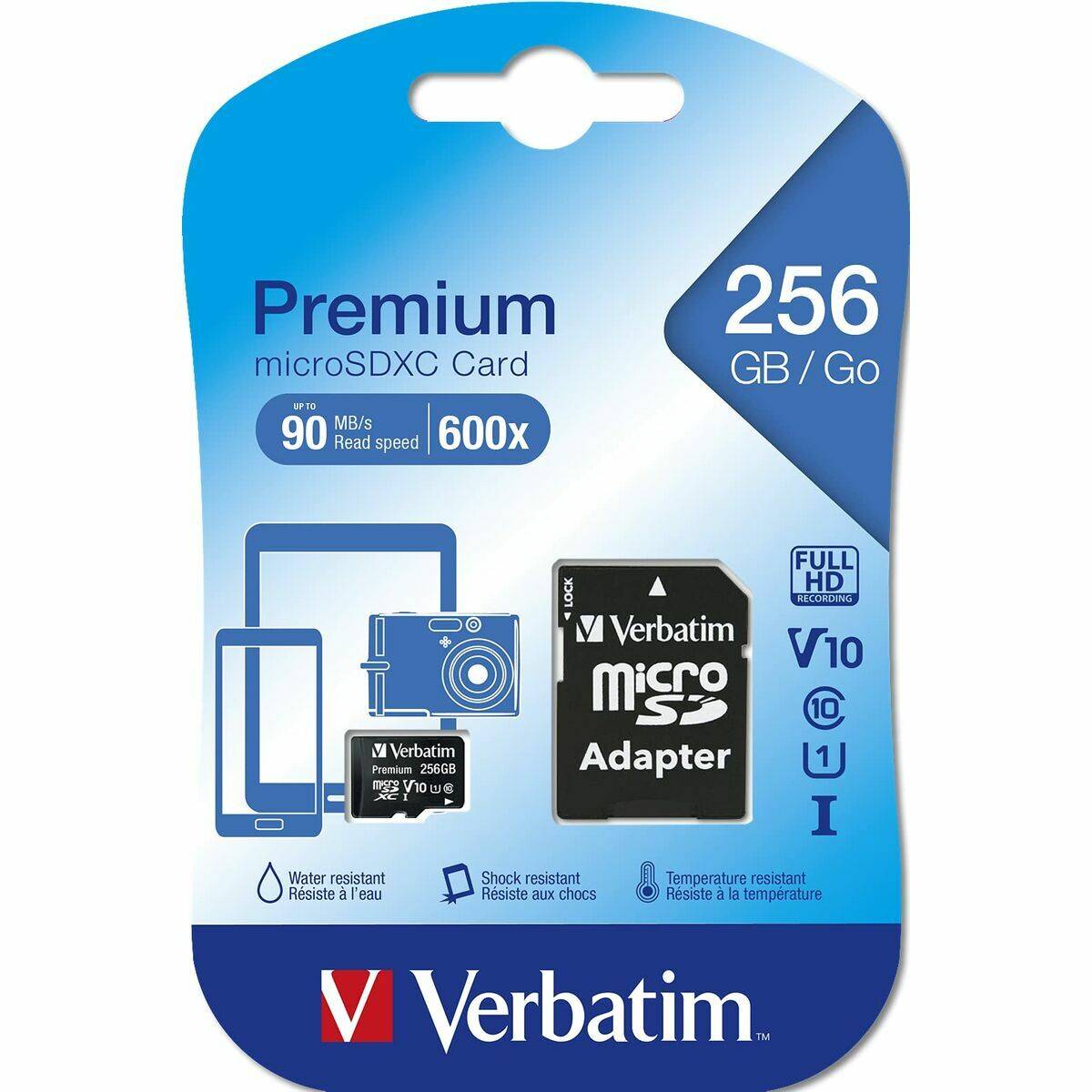 Tarjeta de Memoria Micro SD con Adaptador Verbatim 44087