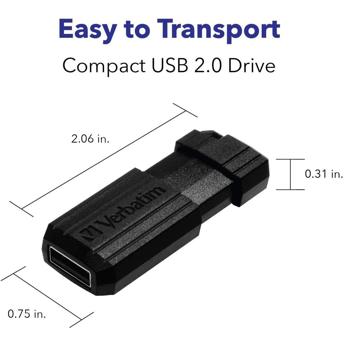 Memoria USB Verbatim 49065 Negro 64 GB
