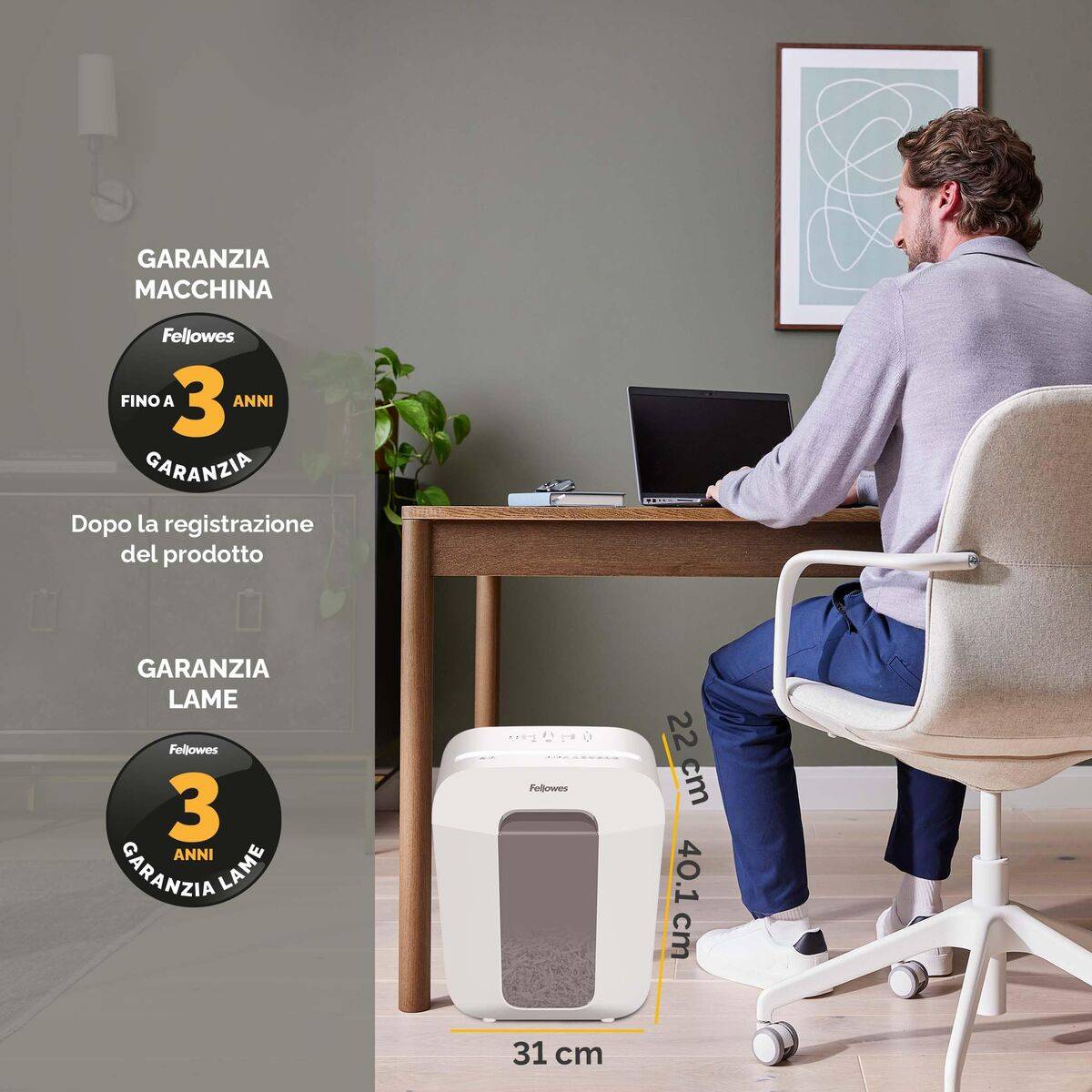 Trituradora de Papel Fellowes 100110064 17 L