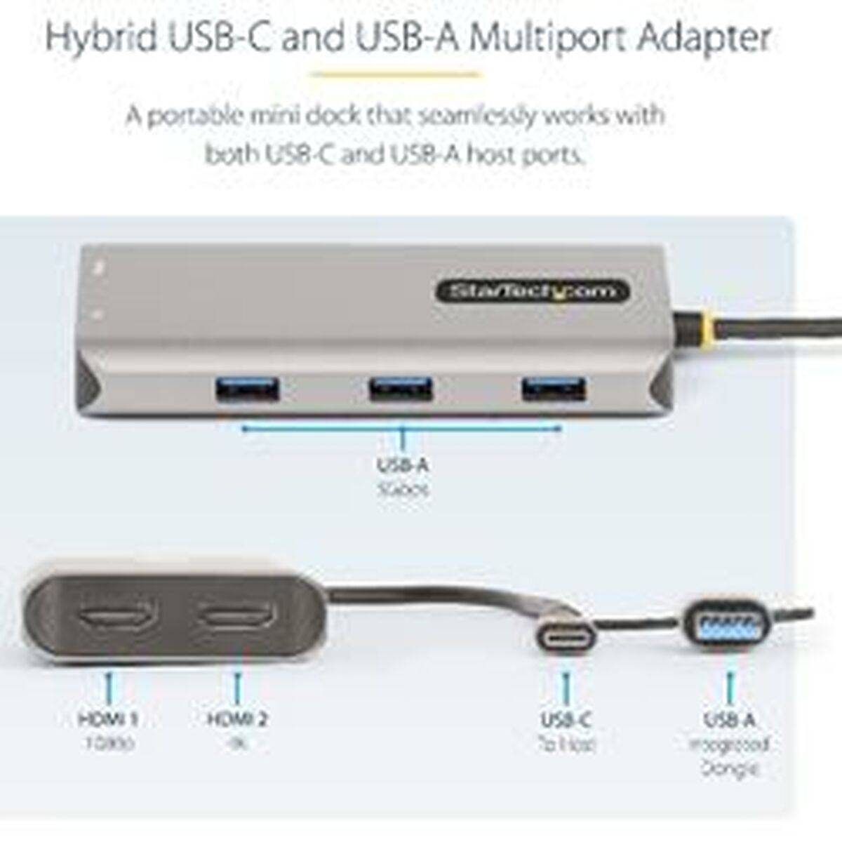 Kit de reparación Startech 167B-USBC-MULTIPORT