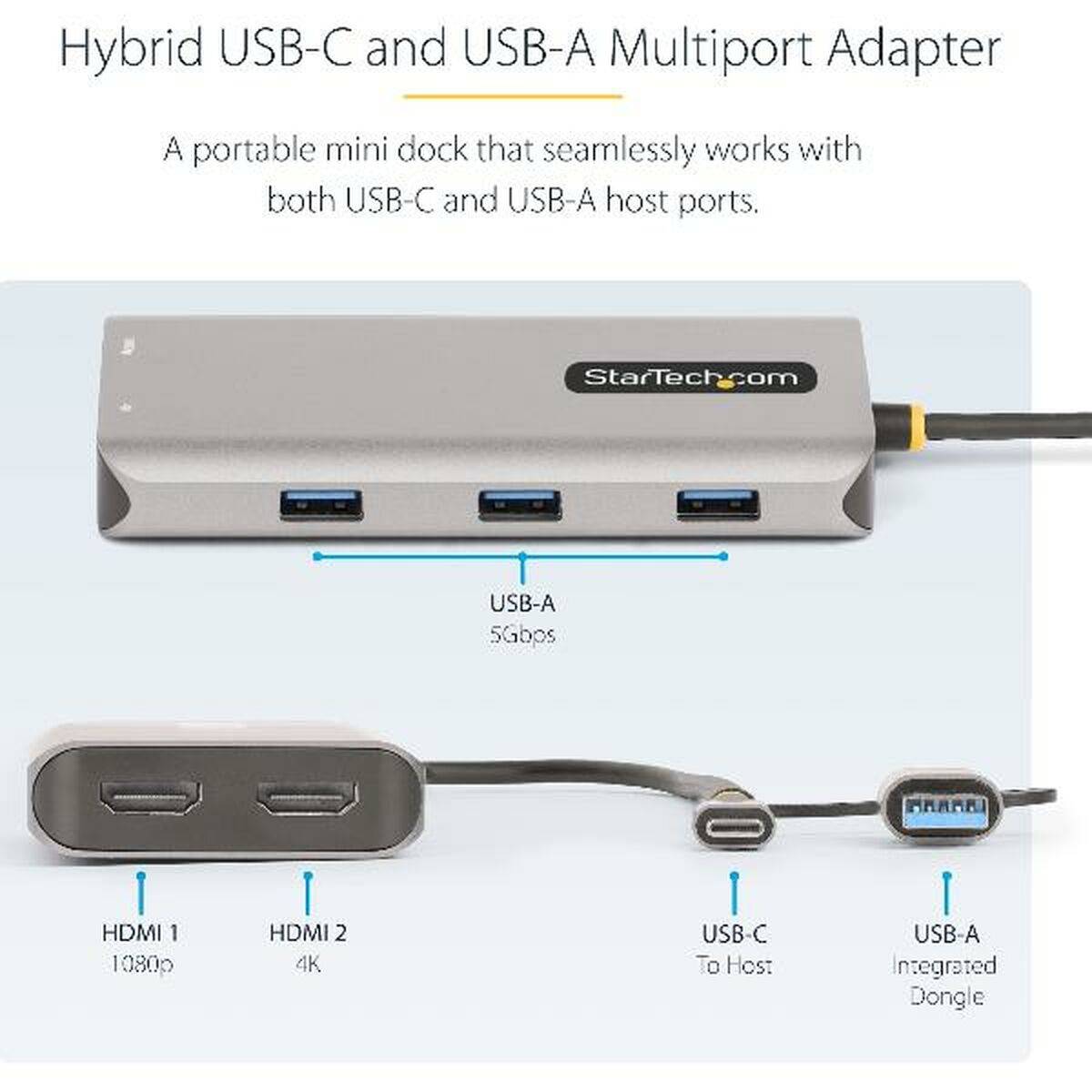 Kit de reparación Startech 167B-USBC-MULTIPORT