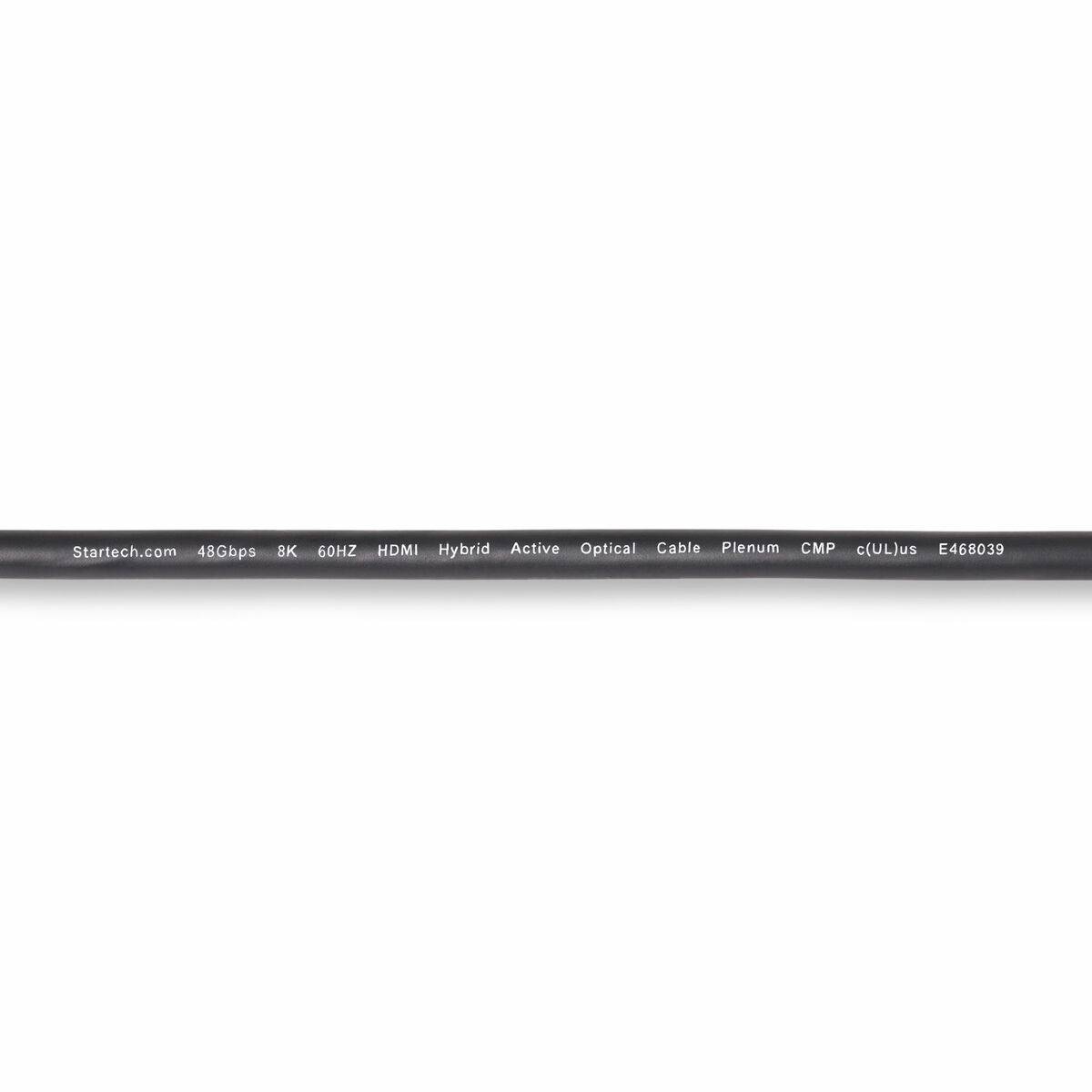 Cable HDMI Startech 8K-A-50F-HDMI-CABLE Negro Plateado 15,2 m