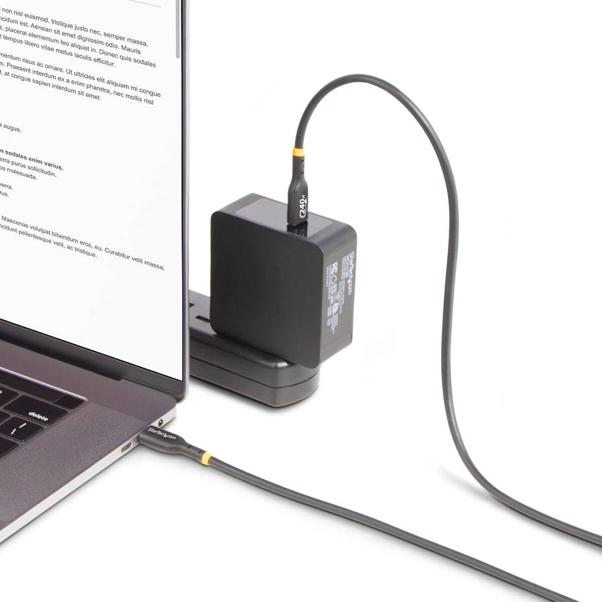 Adaptador de Corriente Startech USB2EPR1M Negro