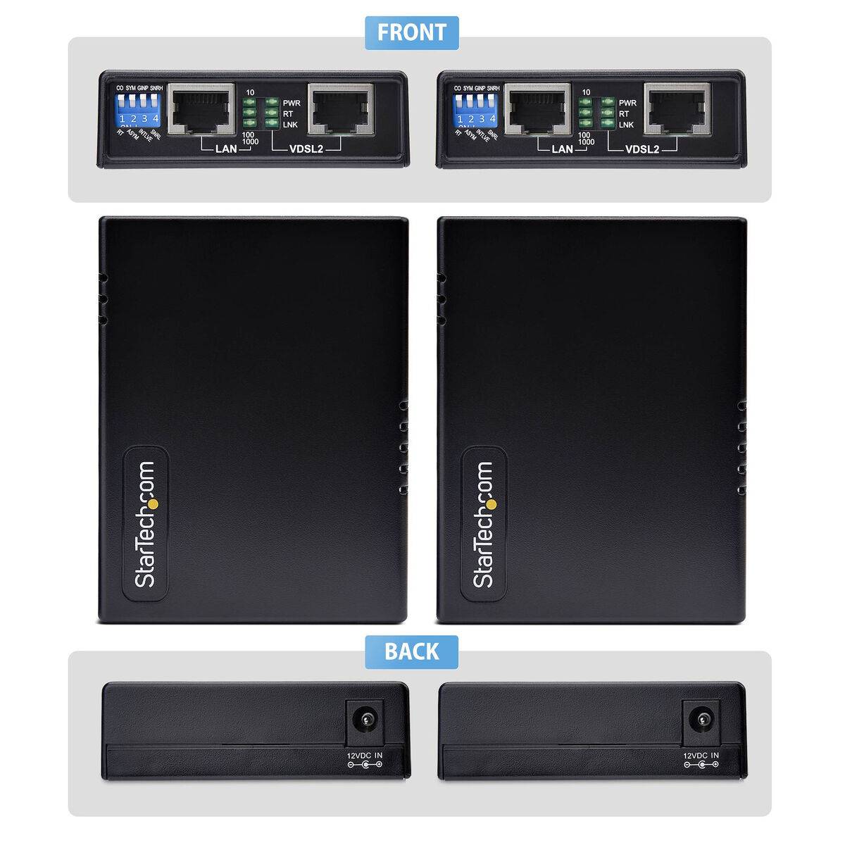 Módulo Fibra SFP MultiModo Startech VDSL-LAN-EXTENDER-EU
