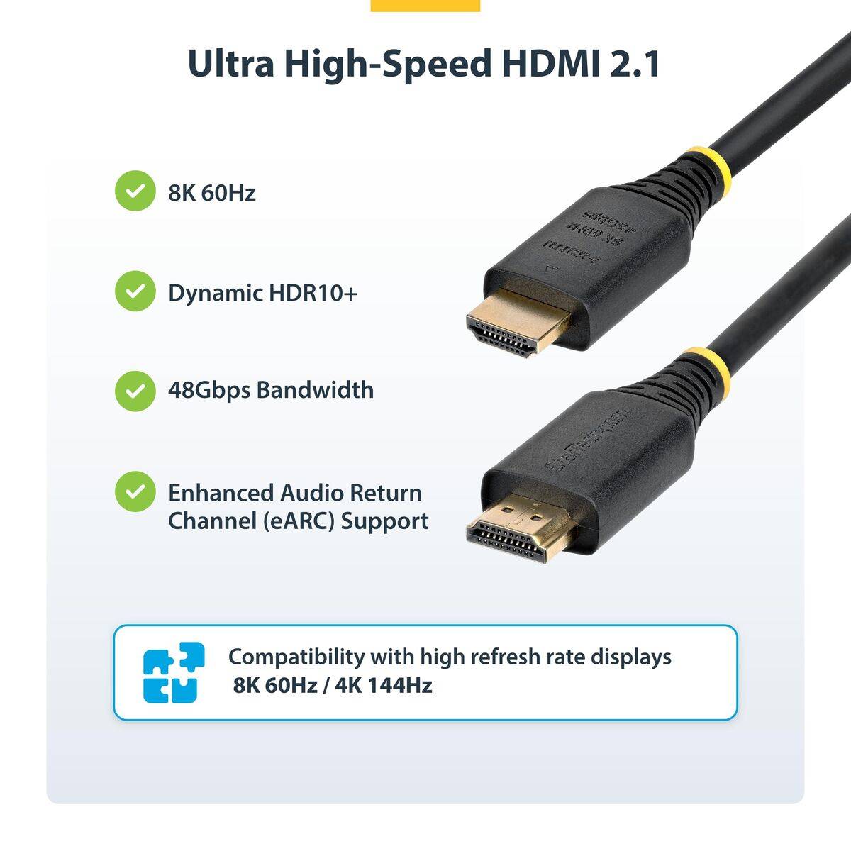 Cable HDMI Startech HDMI21-CBL-8K60-4M