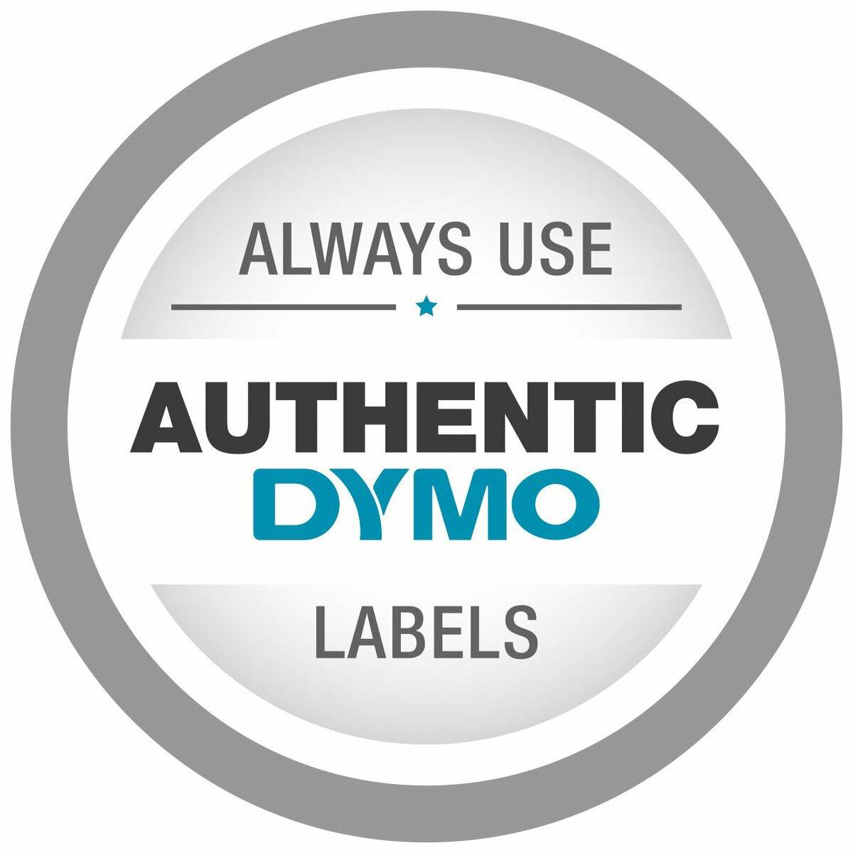 Cinta Laminada Dymo Nylon Flexible IND Multicolor Negro/Amarillo