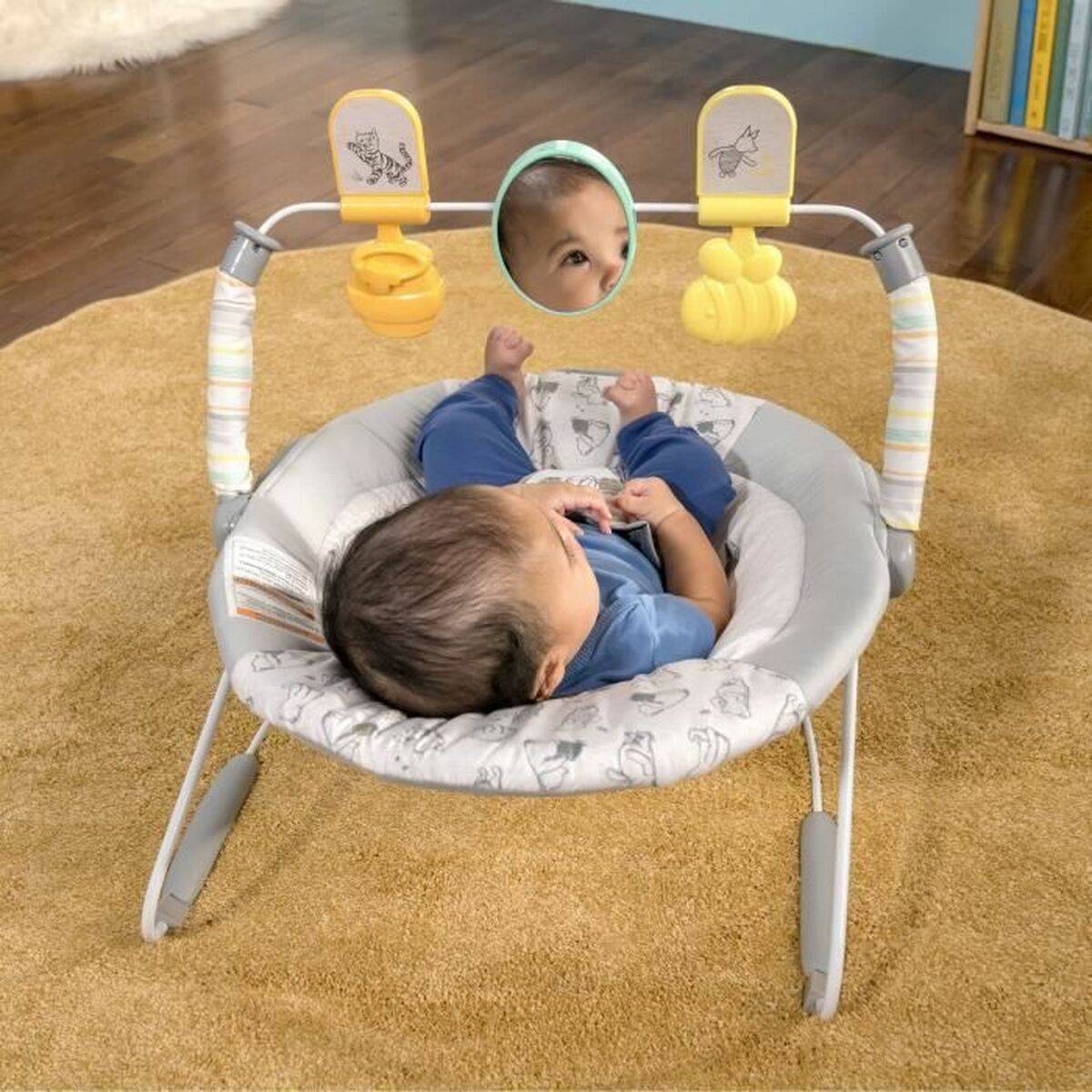 Hamaca para Bebé Bright Starts Azul