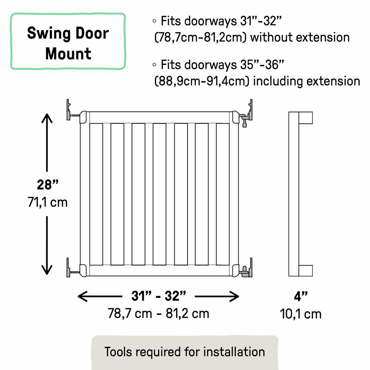 Barrera de seguridad Ingenuity Marrón 76-91 cm