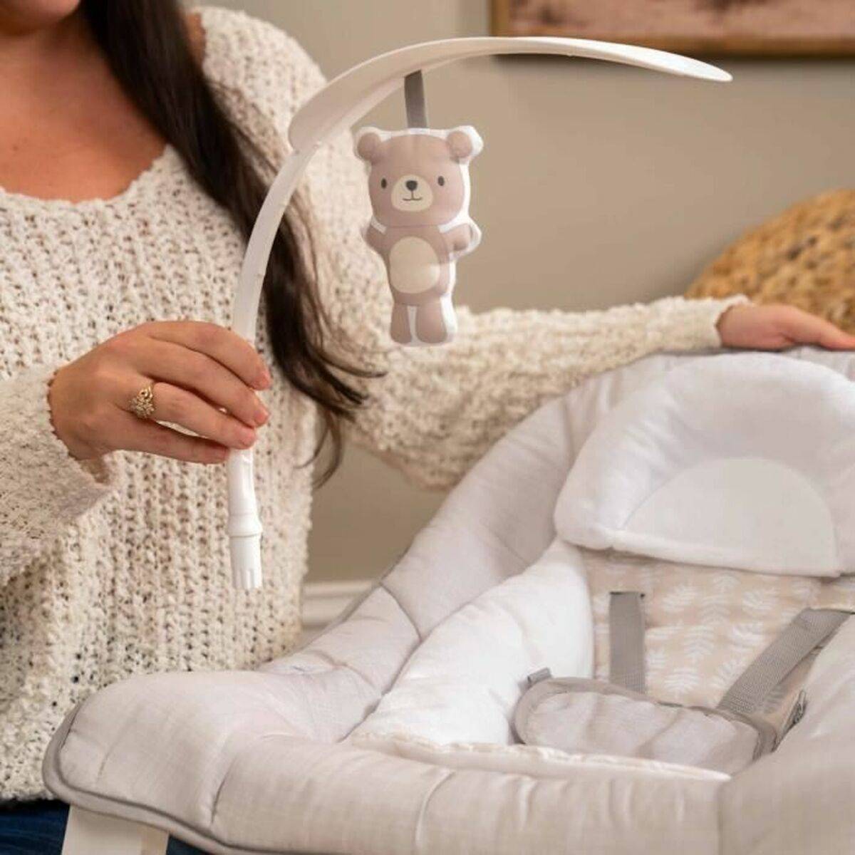 Hamaca para Bebé Ingenuity Blanco Gris