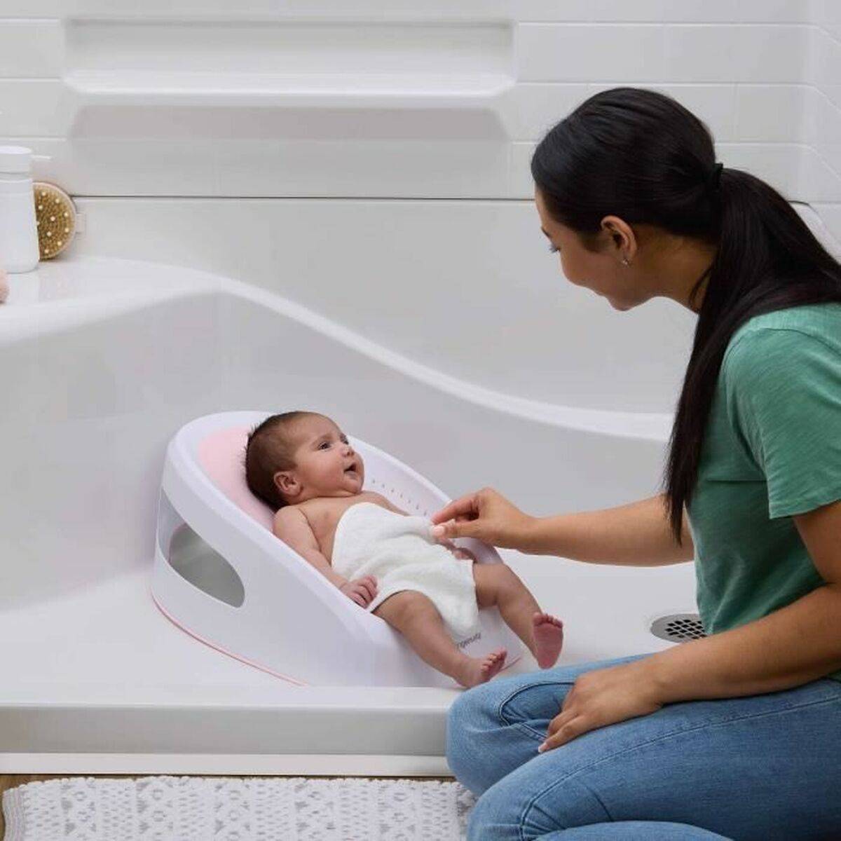 Asiento de Baño para Bebé Ingenuity Rosa 21,8 x 34,5 x 56,4 cm TPE