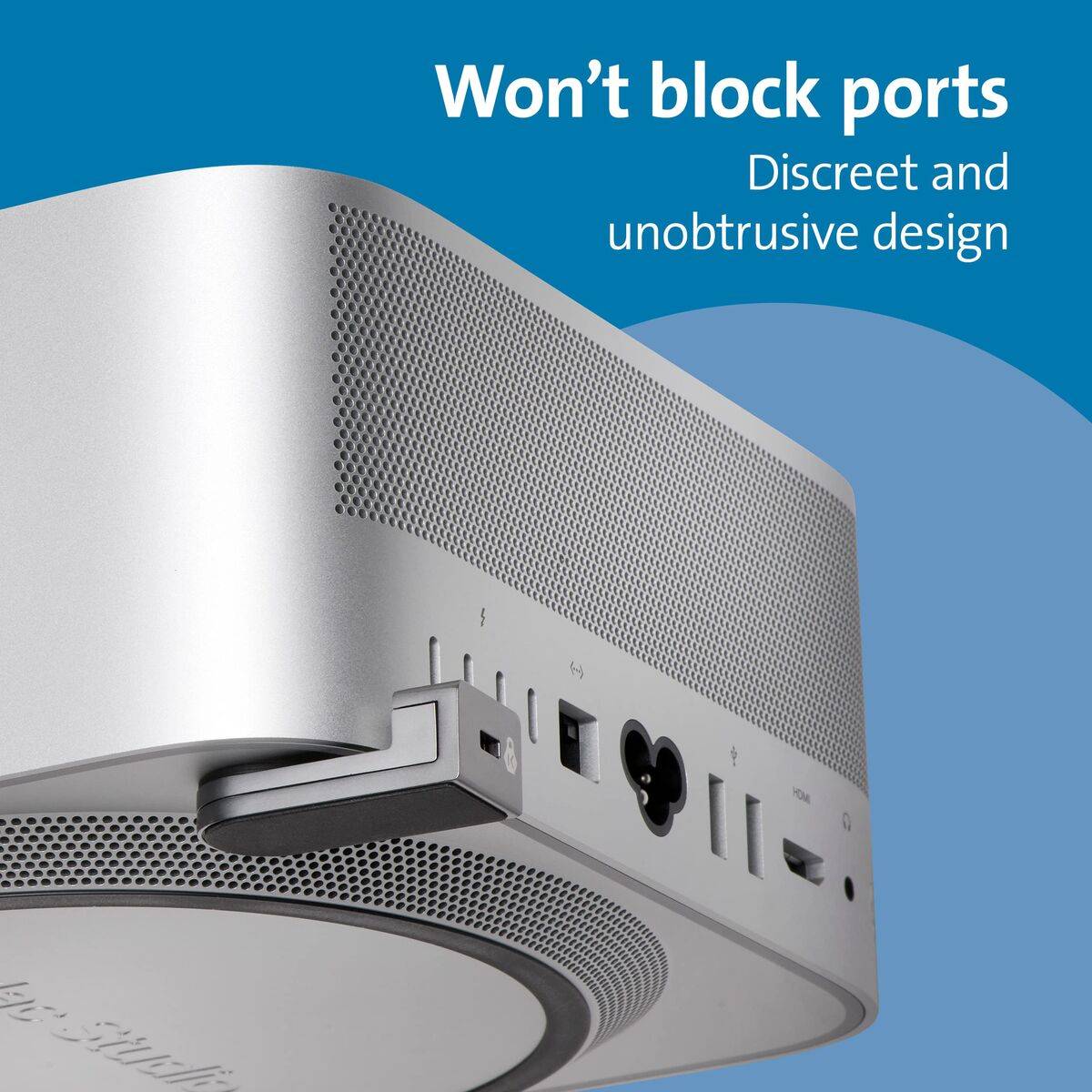 Cable USB Kensington LOCKING ADAPTER FOR MAC STUDIO LOCK Gris Plateado