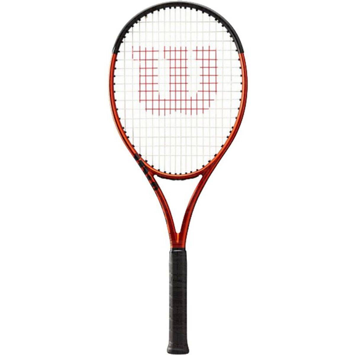 Raqueta de Tenis Wilson Burn 100Uls V5.0 Naranja Oscuro