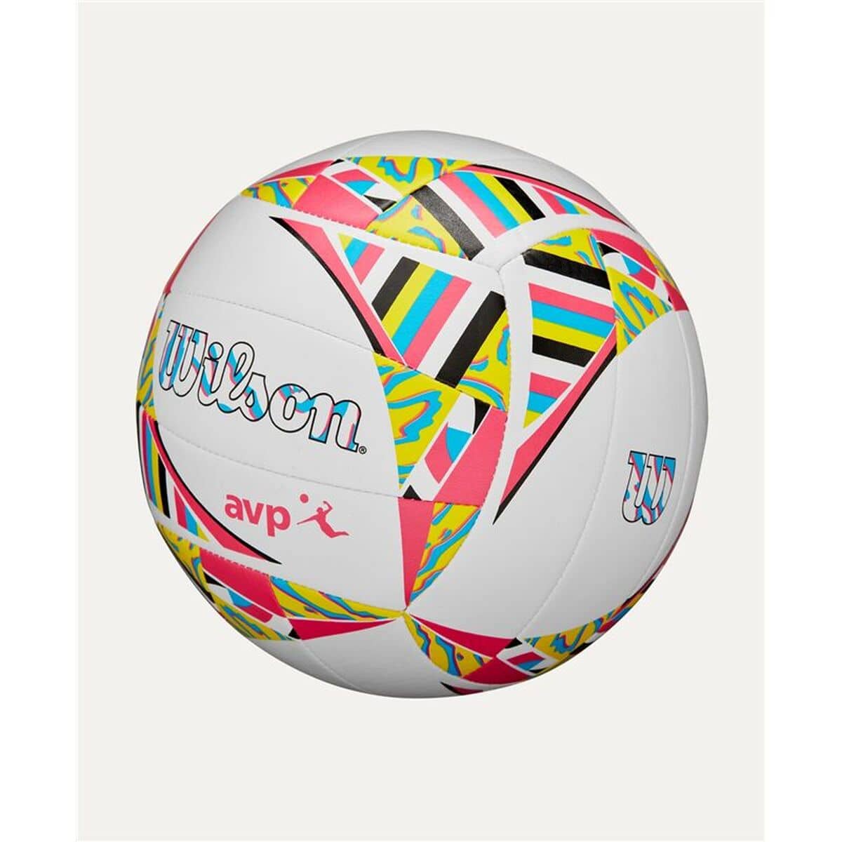 Balón de Voley Playa Wilson Avp Movement Vb New Amarillo Blanco Rose TPU