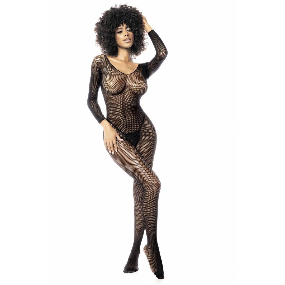 Conjunto de Lencería Mapalé Negro Talla única (Talla única)