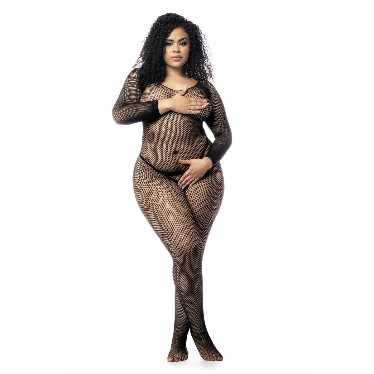 Conjunto de Lencería Mapalé Negro Talla única (Talla única)