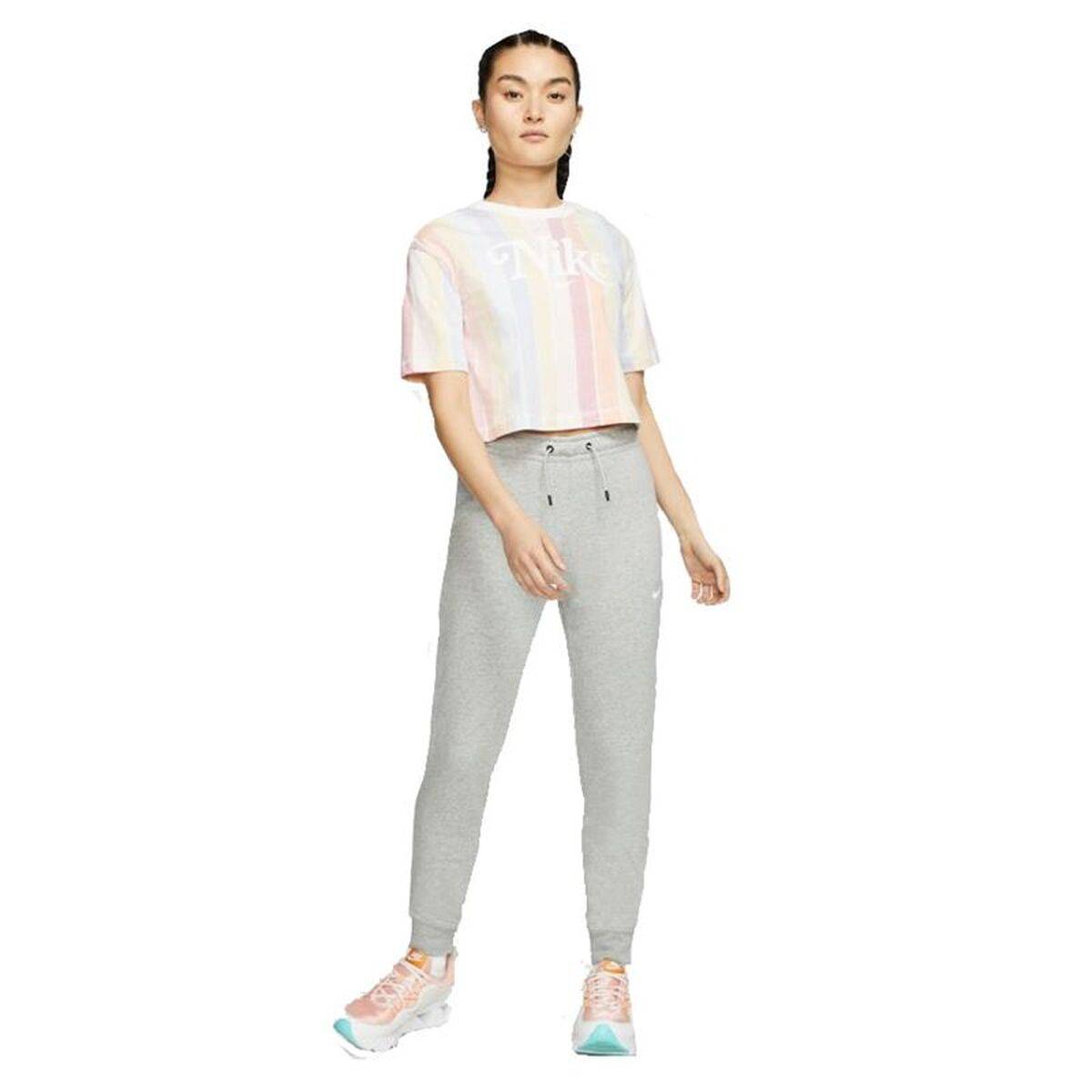 Pantalón Largo Deportivo Nike Sportswear Essential W Gris Mujer