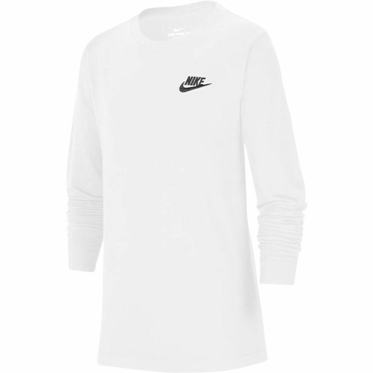 Camiseta de Manga Larga Niño Nike Sportswear Blanco