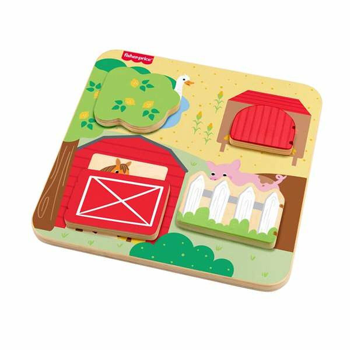Juguete de bebé Mattel 20 x 20 x 1,91 cm Animales