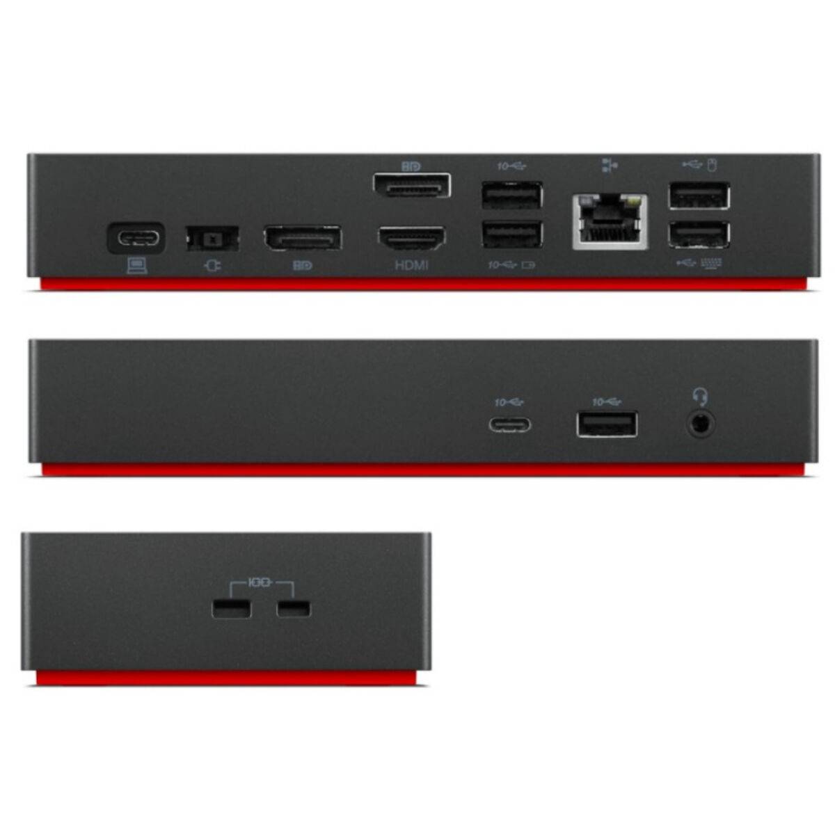 Hub USB Lenovo 40AY0135EU Negro