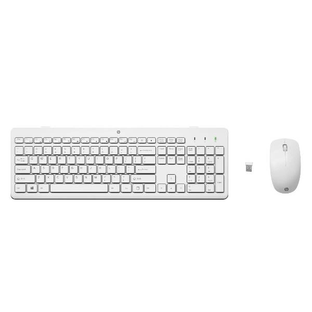 Teclado HP C2710 Blanco Qwerty Español