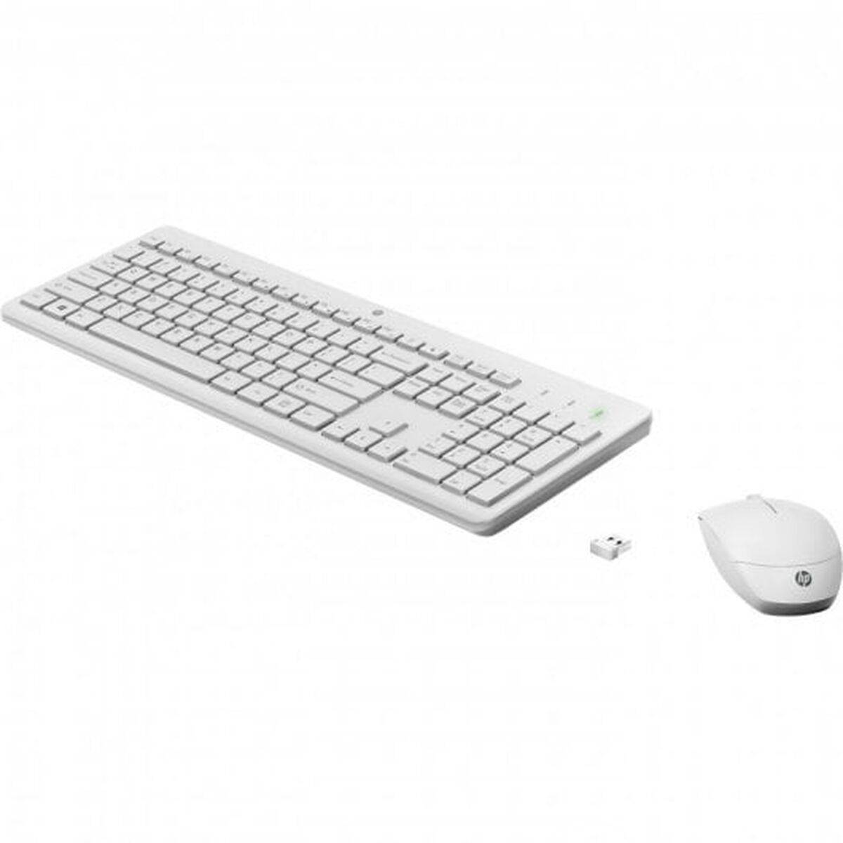 Teclado HP C2710 Blanco Qwerty Español