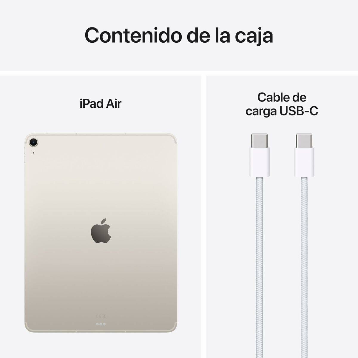 Tablet Apple iPad Air M3 13" Octa Core 8 GB RAM 128 GB Blanco