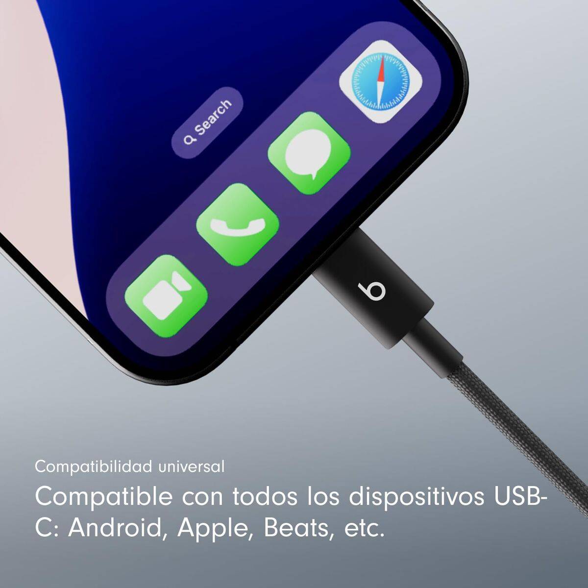 Cable USB-C a USB-C Apple MEQ94ZM/A Negro