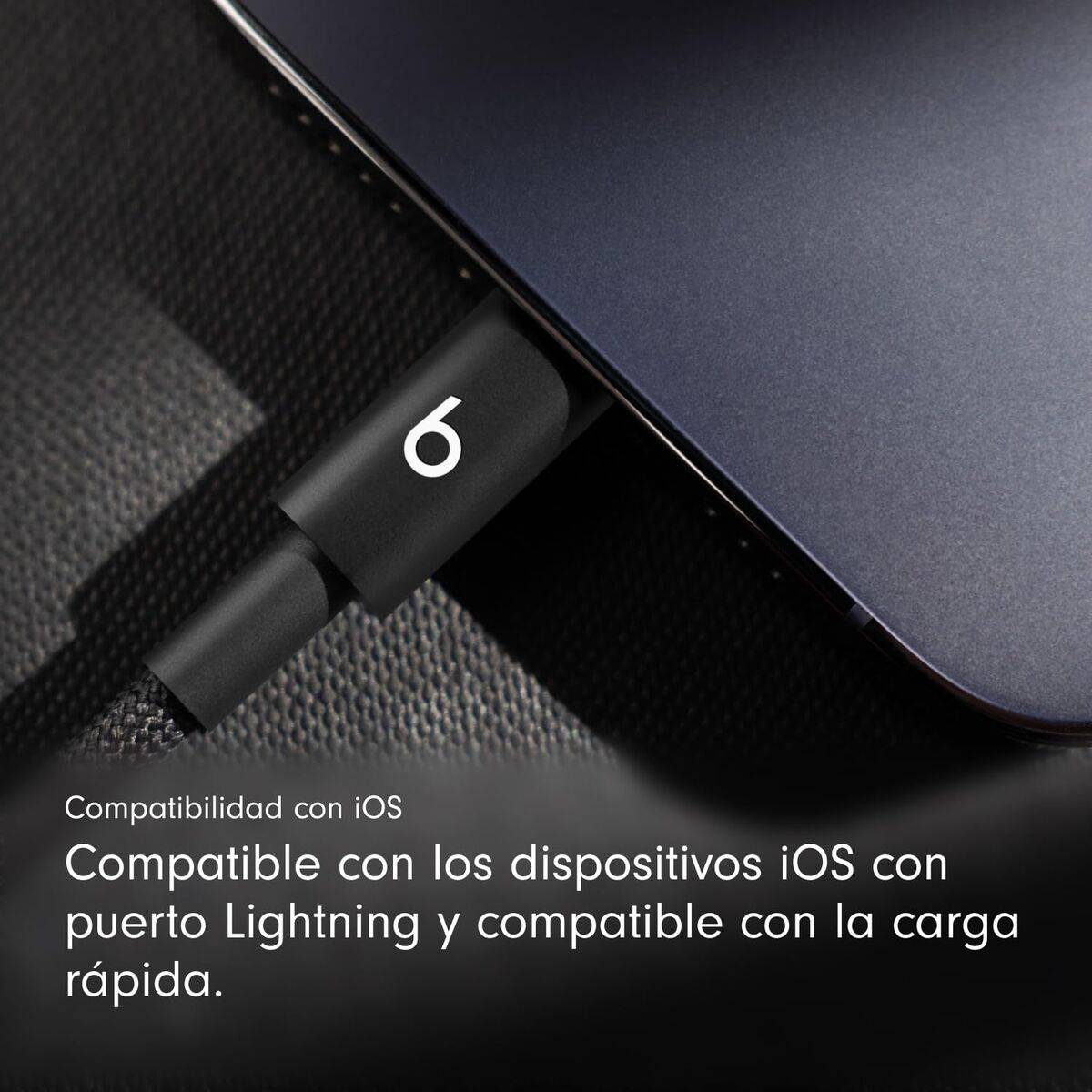 Cable USB-C a Lightning Apple MEQM4ZM/A Negro 20 cm