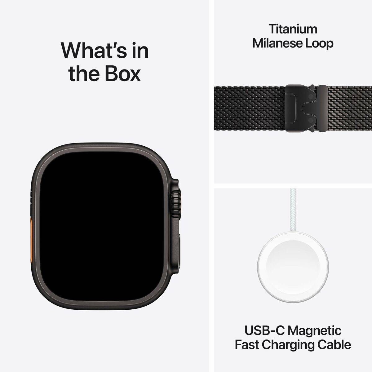Smartwatch Apple Apple Watch Ultra 3 Negro 49 mm
