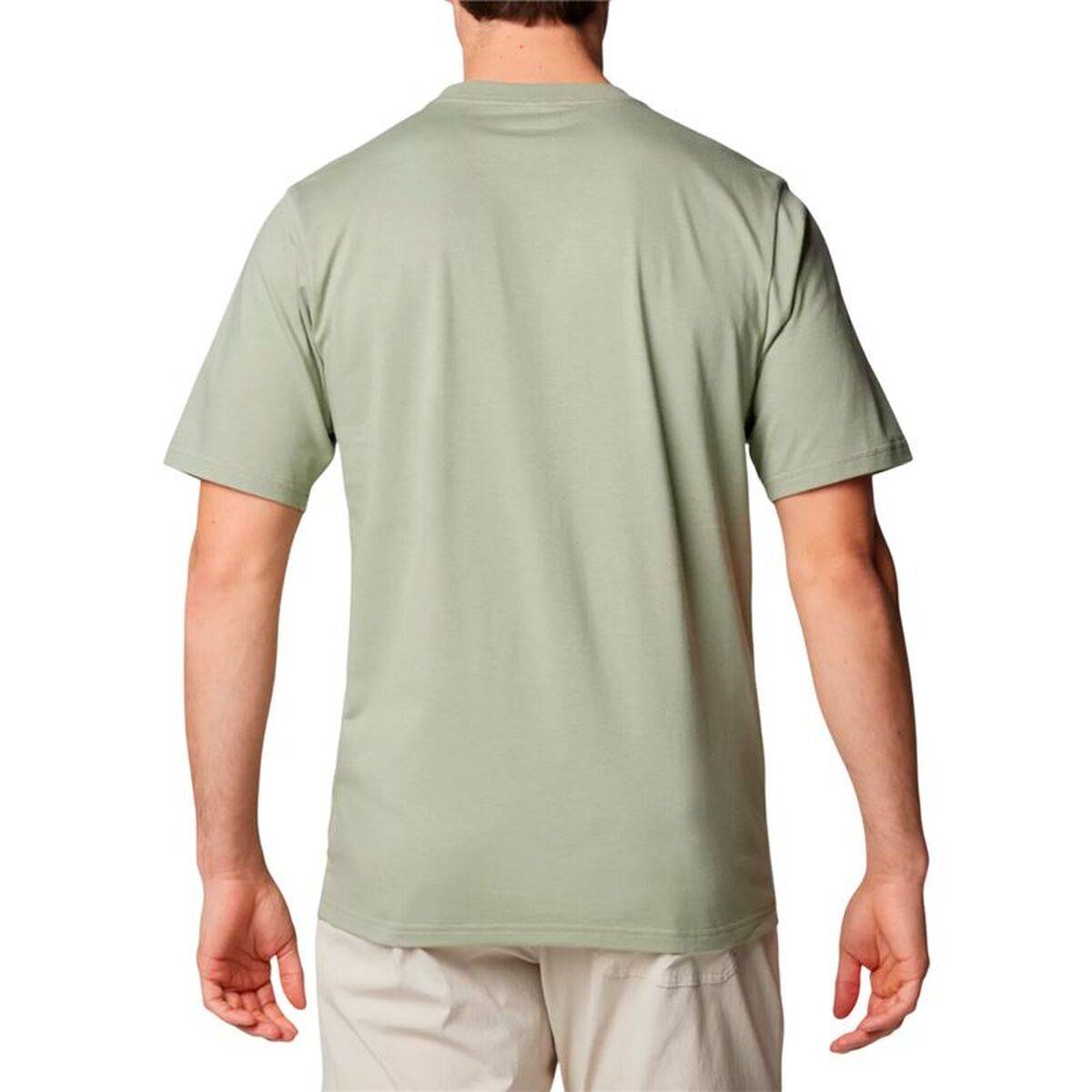 Camiseta de Manga Corta Hombre Columbia Csc Basic Logo Verde