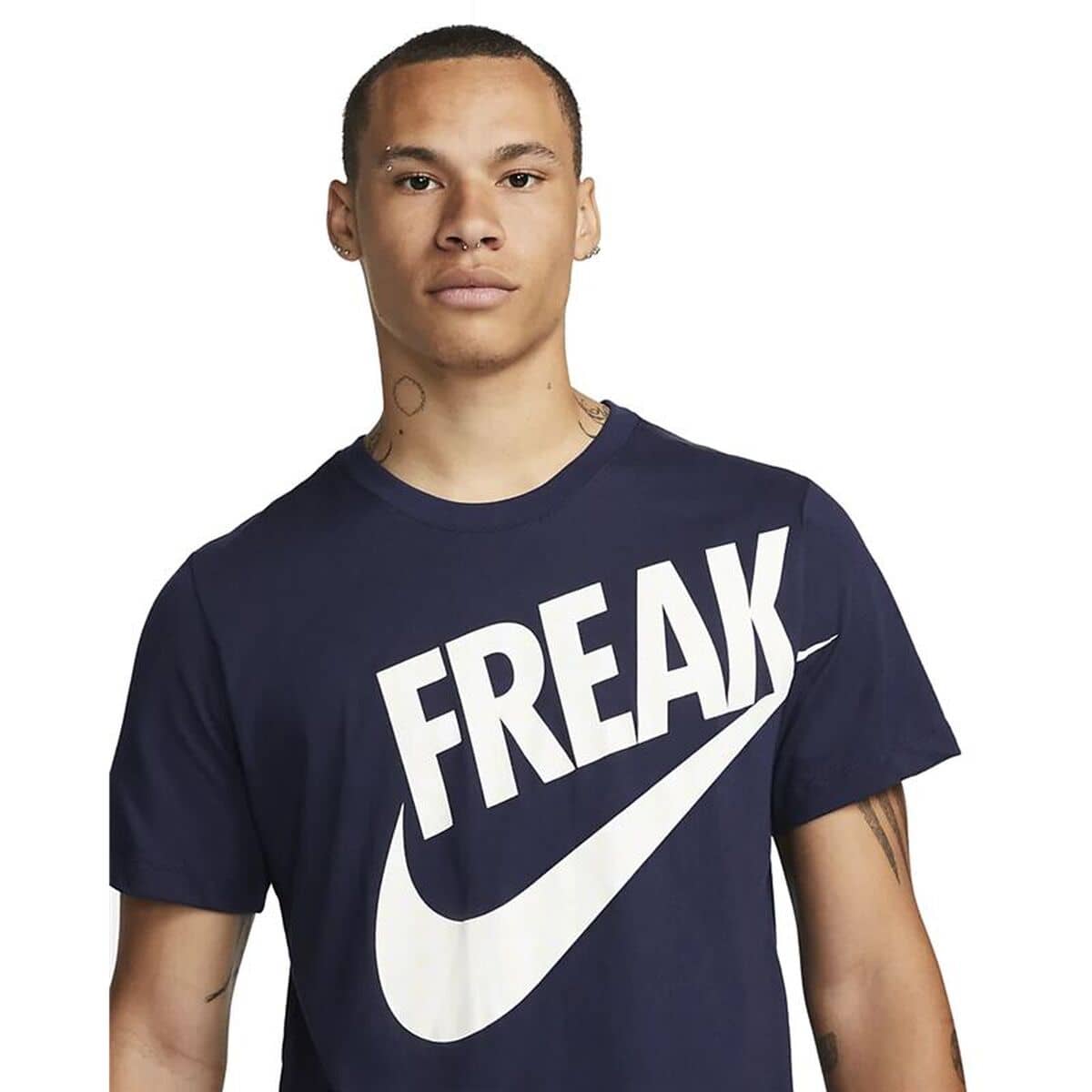 Camiseta de Manga Corta Hombre Nike Giannis Azul oscuro