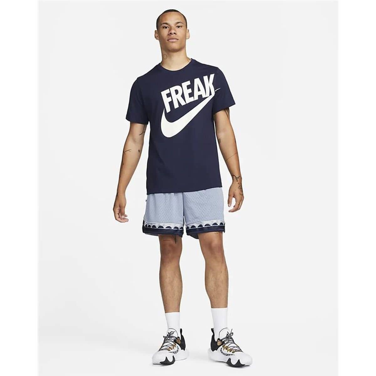 Camiseta de Manga Corta Hombre Nike Giannis Azul oscuro