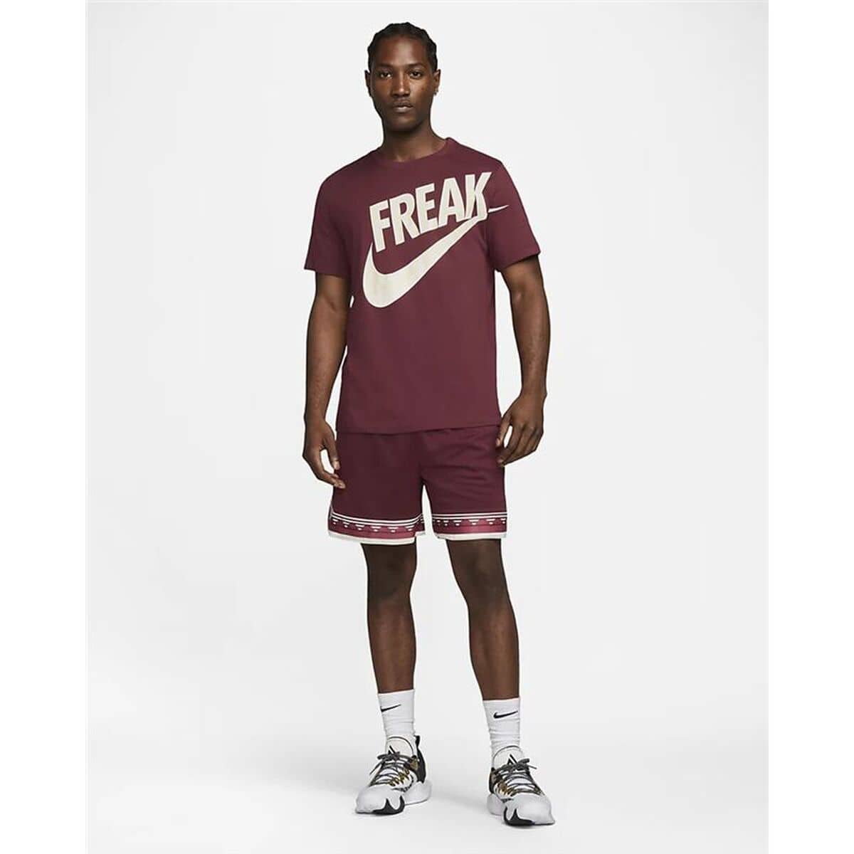 Camiseta de baloncesto Nike Gianni Rojo Oscuro