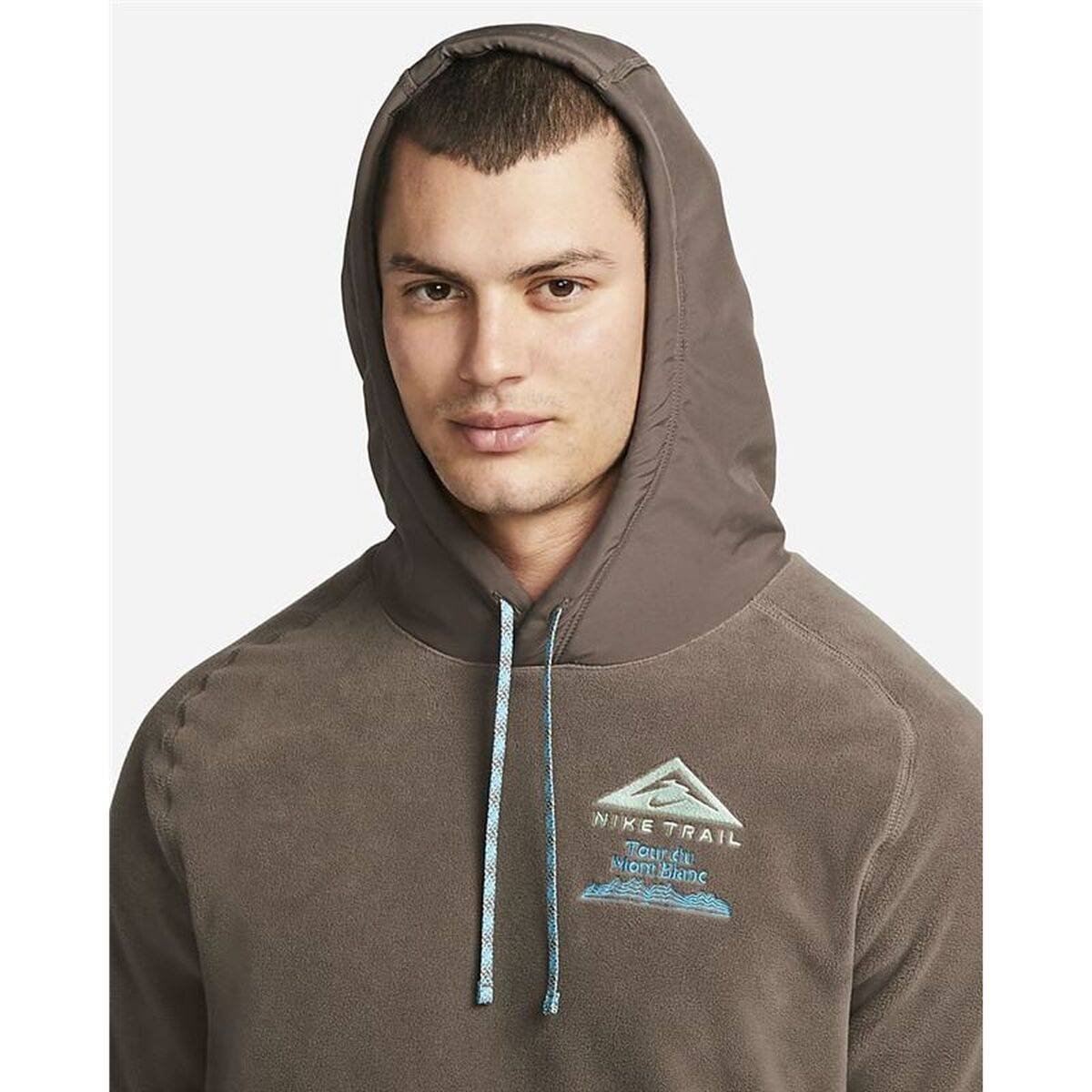 Sudadera con Capucha Hombre Nike Mount Blanc Gris claro