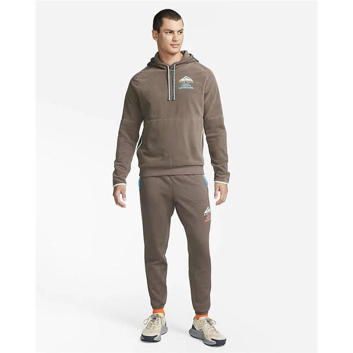 Sudadera con Capucha Hombre Nike Mount Blanc Gris claro