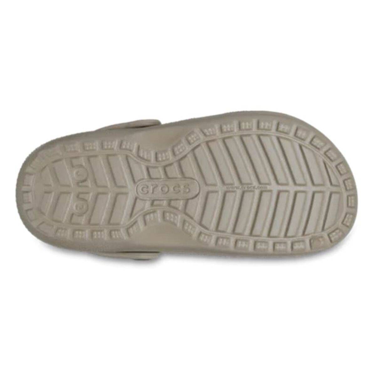 Zuecos Crocs Classic Lined Clog K Marrón