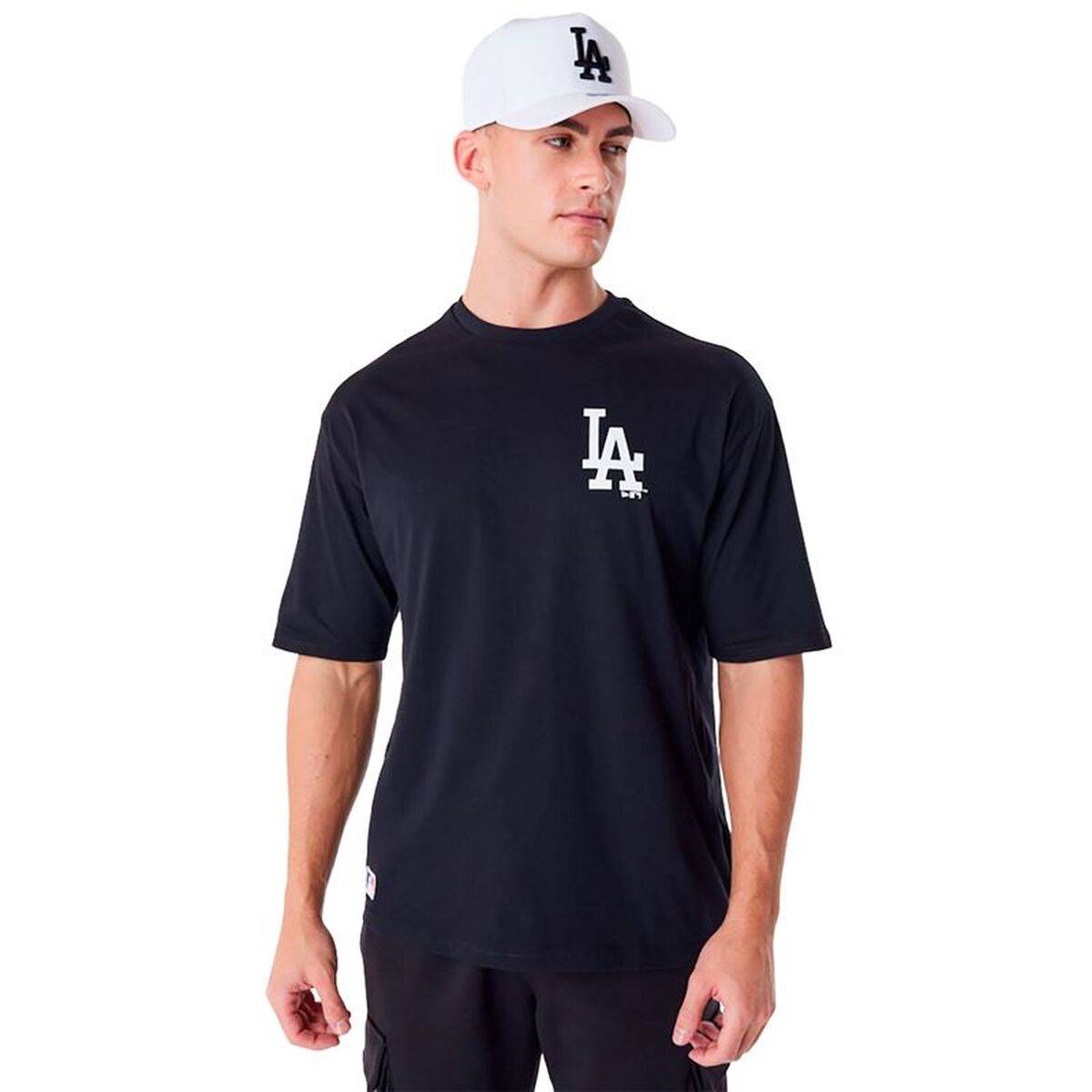 Camiseta de Manga Corta Hombre New Era MLB Essential Negro