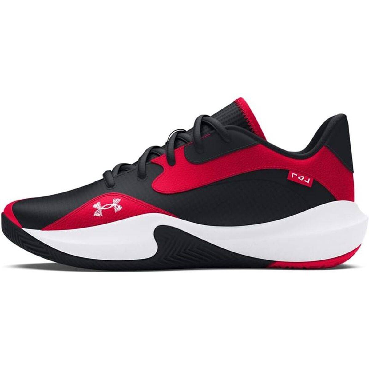 Zapatillas de Baloncesto para Adultos Under Armour Lockdown 7 Rojo