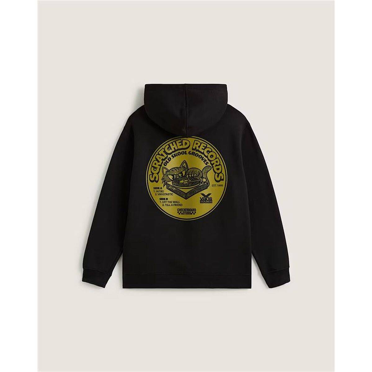 Sudadera con Capucha Niño Vans Scratched Records Negro