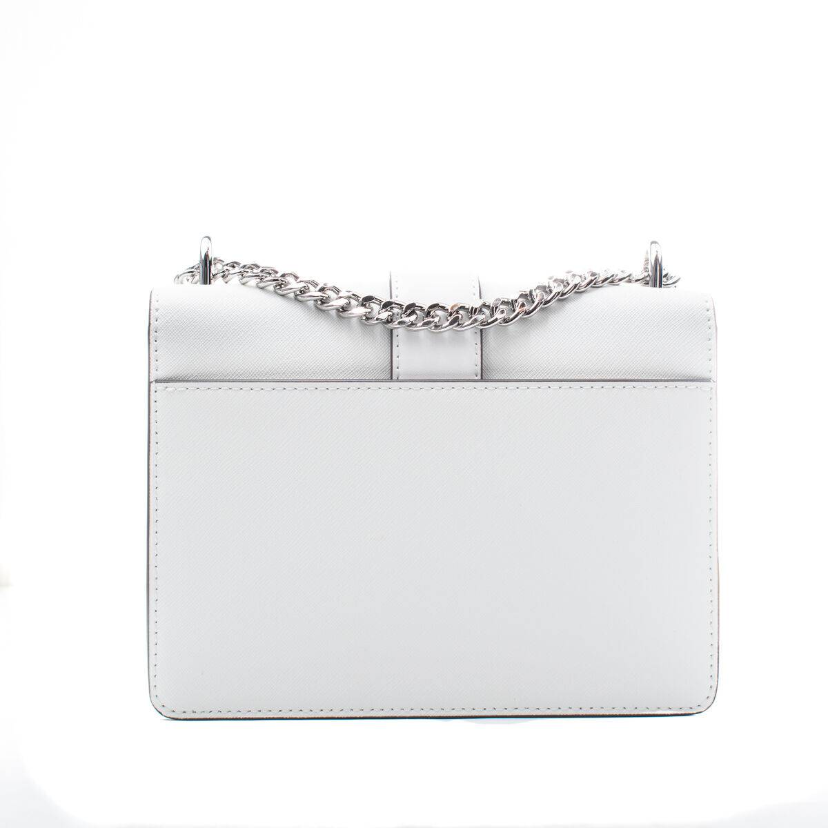 Bolso Bandolera Michael Kors Greenwich Blanco 20 x 18 x 6 cm