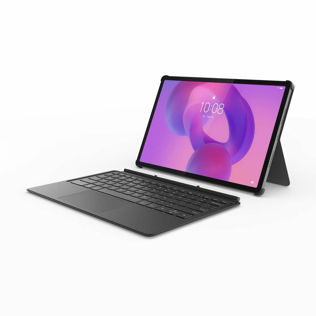 Teclado Lenovo ZG38C06022 Negro Gris Qwerty Español