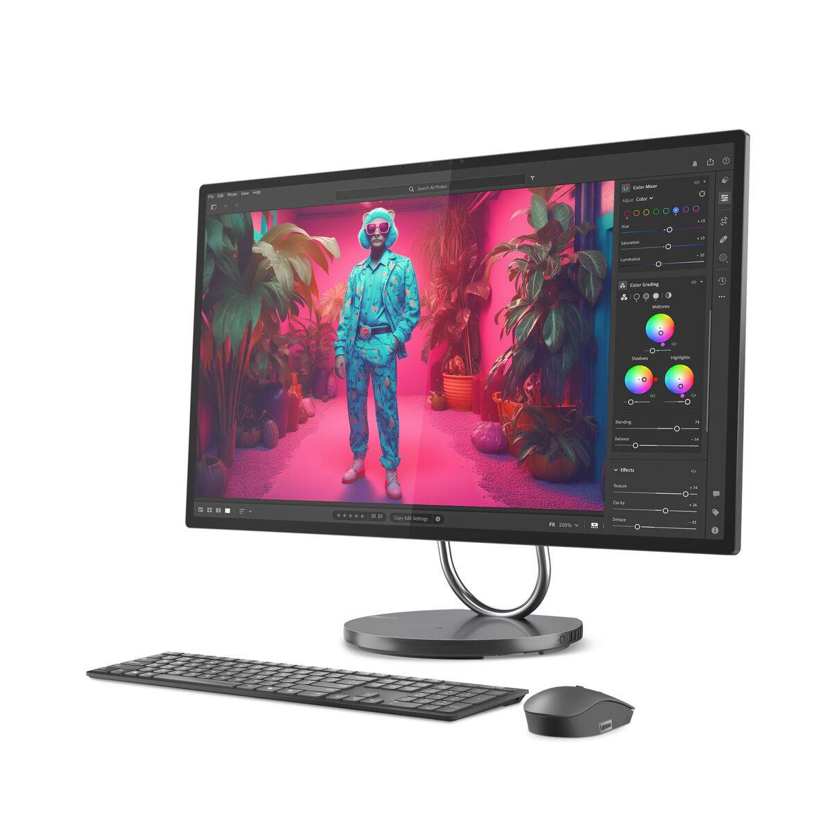 All in One Lenovo F0HX000KSP Nvidia Geforce RTX 4050 31,5" Intel Core Ultra 7 258V 1 TB SSD Qwerty Español