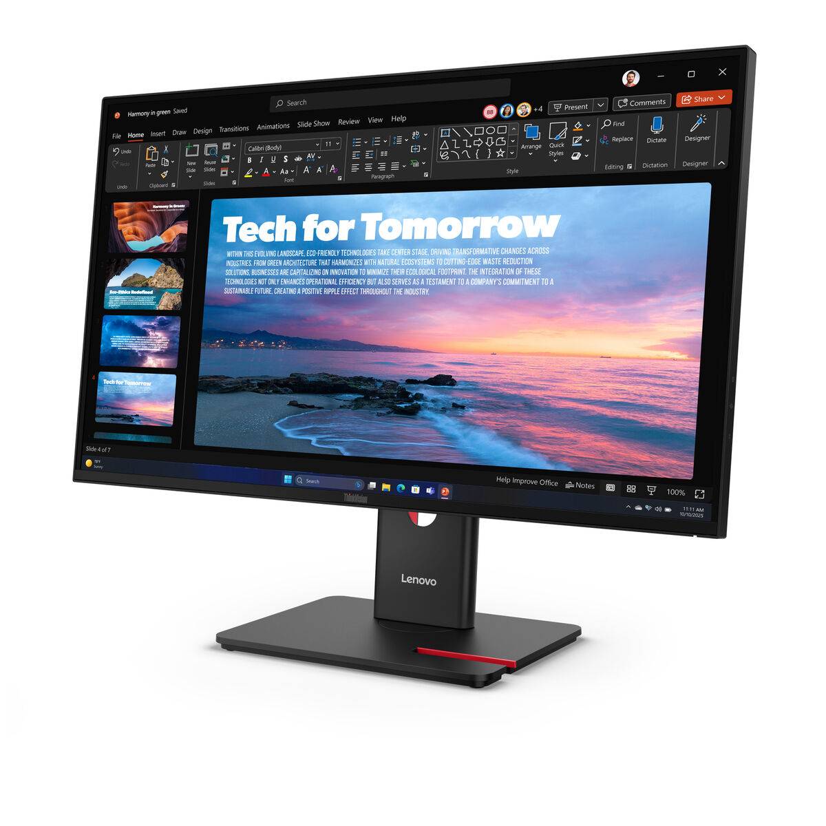 Monitor Gaming Lenovo 64AAGAT2EU LCD Wide Quad HD 27" 22"