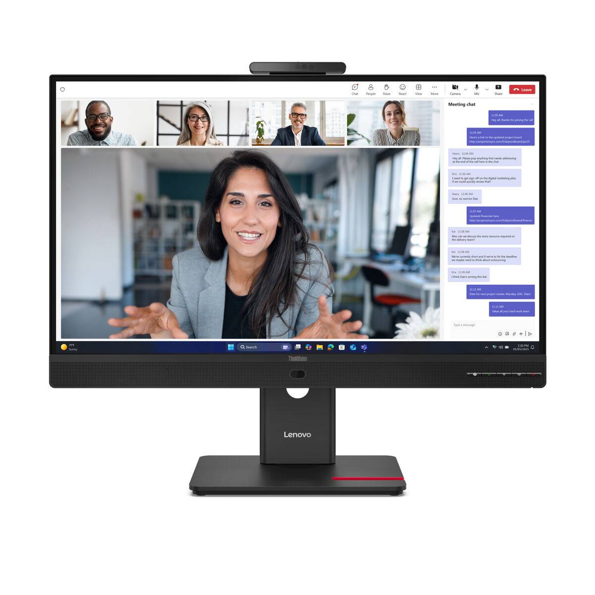 Monitor Lenovo 64B6MAT1EU Full HD 23,8"