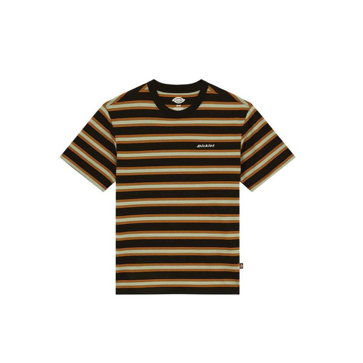 Camiseta de Manga Corta Hombre Dickies York Stripe Negro