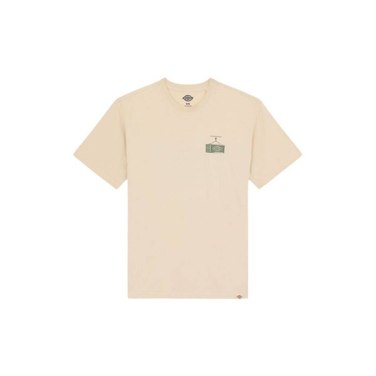 Camiseta de Manga Corta Hombre Dickies Apison Ss Beige