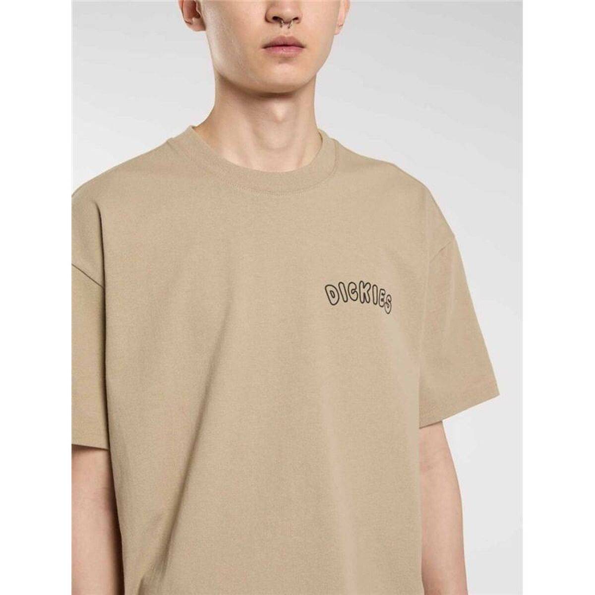 Camiseta de Manga Corta Hombre Dickies Decartuville Ss Beige
